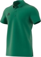 Мужская футболка Adidas Core 18 Polo, зеленая цена и информация | Футбольная форма и другие товары | 220.lv