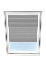Штора плиссе на мансардное окно Velux, 78x118 см, Серая B-307000 цена и информация | Рулонные шторы | 220.lv