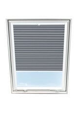 Plisēts aizkars jumta logam Velux, 114x118 cm, Pelēks B-308000 цена и информация | Рулонные шторы | 220.lv