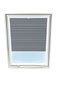 Plisēts aizkars jumta logam Velux, 114x118 cm, Pelēks B-308000 cena un informācija | Rullo žalūzijas | 220.lv