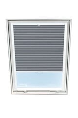 Штора плиссе на мансардное окно Velux, 114x140 см, Серая B-308000 цена и информация | Рулонные шторы | 220.lv