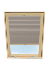 Plisēts aizkars jumta logam Velux, 66x118 cm, Smilškrāsas B-306000 цена и информация | Рулонные шторы | 220.lv