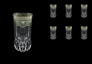 Комплект стаканов для воды Adagio Flora´s Empire G. Crystal Light 6шт, 400 мл. цена и информация | Стаканы, фужеры, кувшины | 220.lv