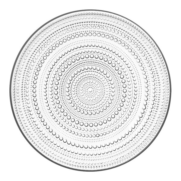 Kastehelmi šķīvis, 315 mm, caurspīdīgs cena un informācija | Trauki, šķīvji, pusdienu servīzes | 220.lv