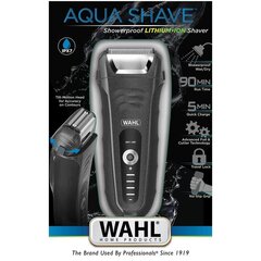 Skuveklis Wahl Aqua Shave 07061-916, melns cena un informācija | Bārdas skuvekļi | 220.lv