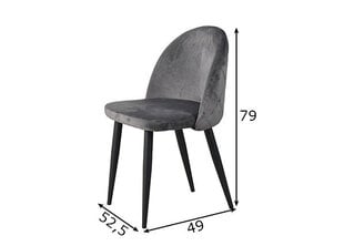 Набор столовых стульев Sit, 2 шт., черный цена и информация | Стулья для кухни и столовой | 220.lv