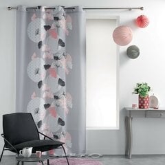 Aizkars Eden Blush, pelēks, 140 x 260 cm, 1 gab. цена и информация | Шторы, занавески | 220.lv