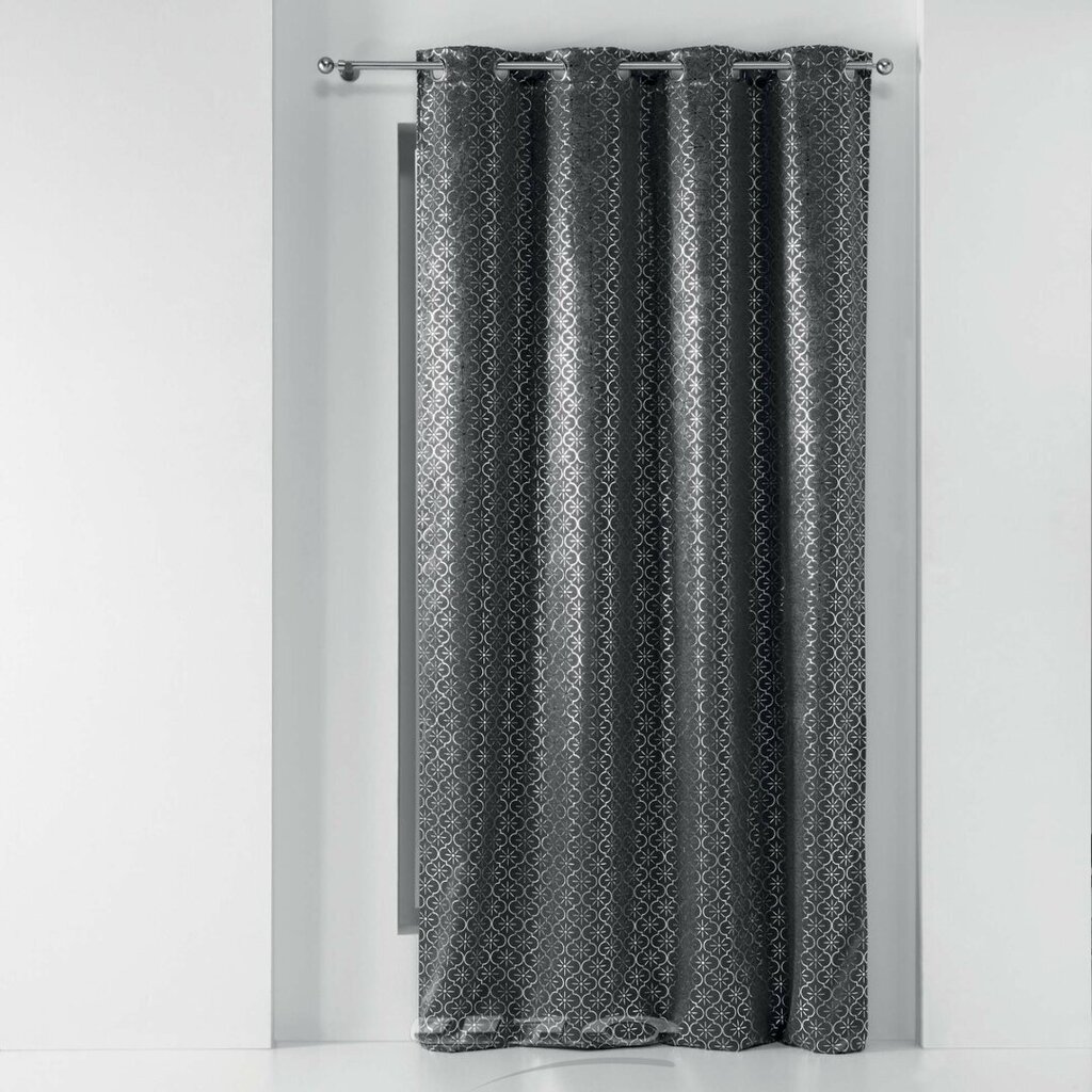 Aptumšojošs aizkars Genesis, tumši pelēks-sudrabains, 135 x 240 cm, 1 gab. цена и информация | Aizkari | 220.lv