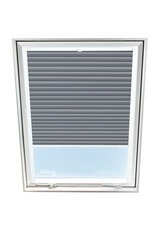 Plisēts aizkars jumta logam Velux, 78x140 cm, Pelēks B-308000 цена и информация | Рулонные шторы | 220.lv