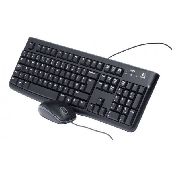 Vadu tastatūra Vadu Logitech MK120 tastatūra un pele cena | 220.lv