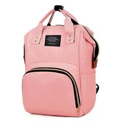 Сумка для мамы-рюкзак, розовая цена и информация | Аксессуары для колясок | 220.lv