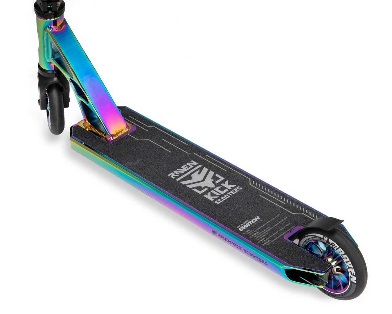 Triku skrejritenis, Raven Switch Pro Neo Chrome 110mm cena un informācija | Skrejriteņi | 220.lv