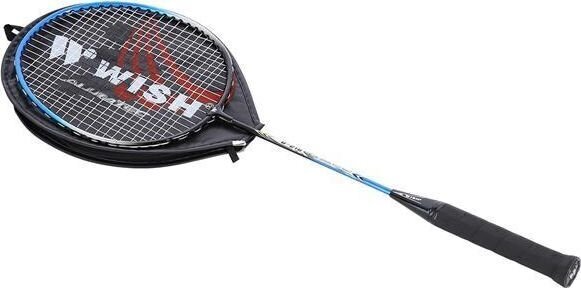 Badmintona rakete Wish Steeltec 216, zila/melna cena un informācija | Badmintons | 220.lv