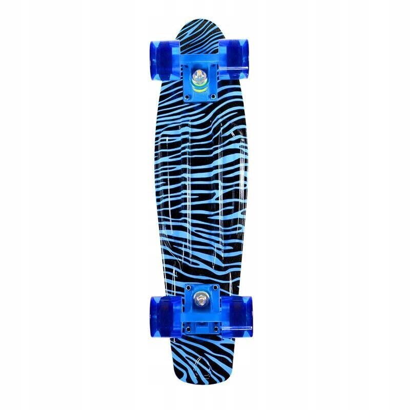 Skrituļdēlis Nils Extreme Pennyboard Art Tiger, zils цена и информация | Skrituļdēļi | 220.lv