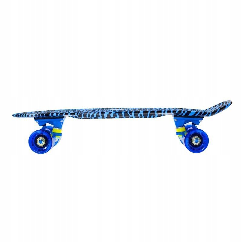 Skrituļdēlis Nils Extreme Pennyboard Art Tiger, zils цена и информация | Skrituļdēļi | 220.lv