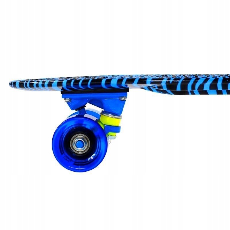 Skrituļdēlis Nils Extreme Pennyboard Art Tiger, zils cena un informācija | Skrituļdēļi | 220.lv