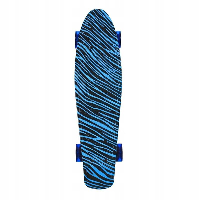 Skrituļdēlis Nils Extreme Pennyboard Art Tiger, zils cena un informācija | Skrituļdēļi | 220.lv