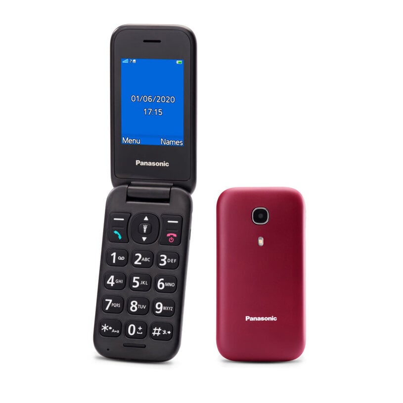 Panasonic KX-TU400EXR Red цена и информация | Mobilie telefoni | 220.lv