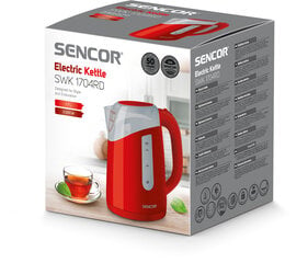 Sencor SWK1704RD цена и информация | Электрочайники | 220.lv