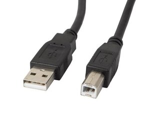 Кабель для принтера RoGer USB 2.0 A-plug AM-BM, 1.5 м, черный цена и информация | Кабели для телефонов | 220.lv