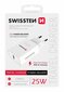 Swissten Premium 25W SW-USBCPD25W-W cena un informācija | Lādētāji un adapteri | 220.lv