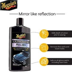 Глазуль для особо яркого блеска перед Воском Meguiars G19216 Ultimate Polish, 473мл цена и информация | Автохимия | 220.lv