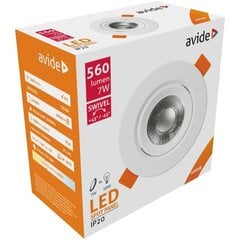 Avide LED Потолочный светильник 7Вт 4000K, Ø90 мм, круглый цена и информация | Монтируемые светильники, светодиодные панели | 220.lv