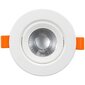 Griestu lampa, Avide LED 7W 3000K, Ø90mm, apaļa cena un informācija | Iebūvējamās lampas, LED paneļi | 220.lv