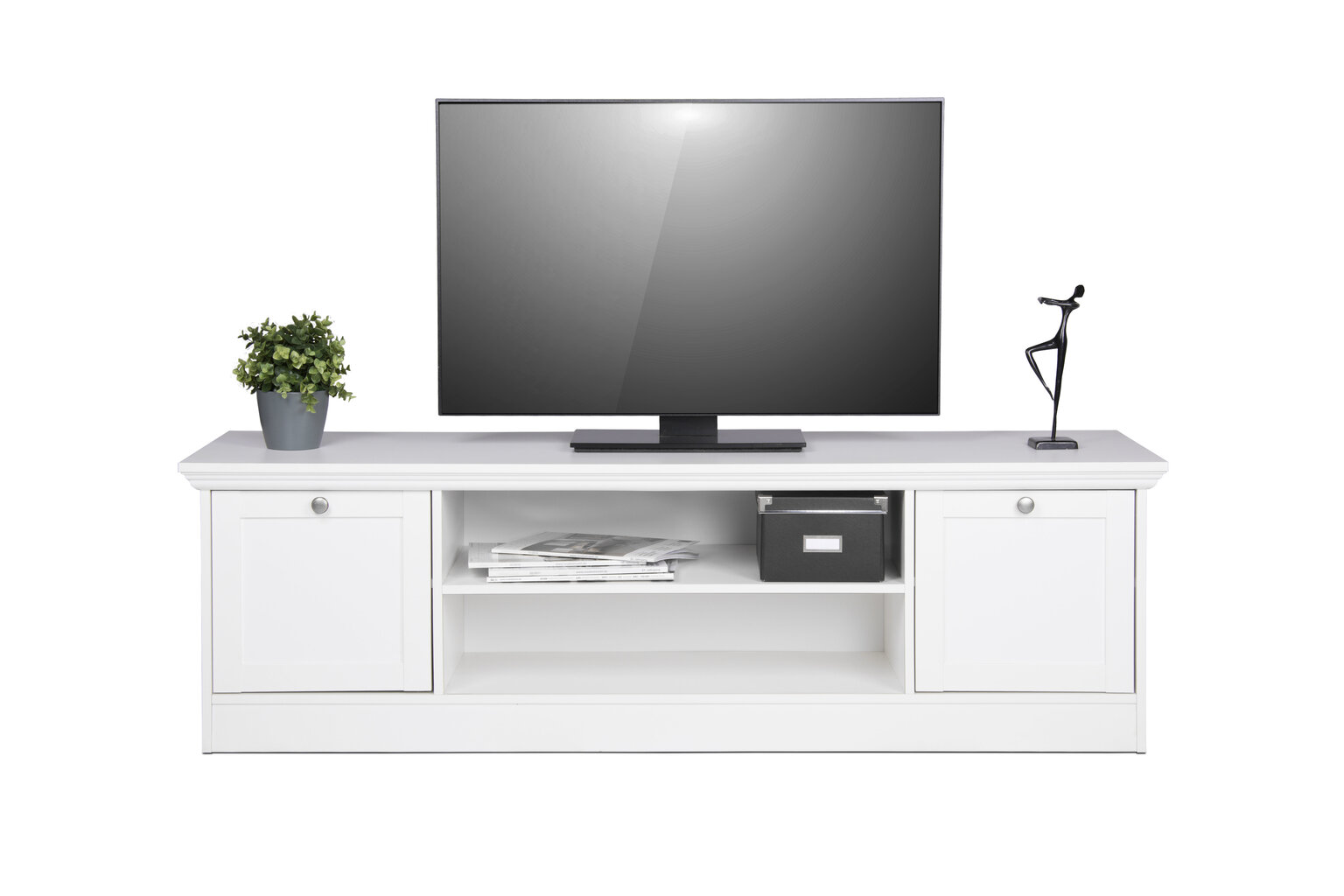 TV galdiņš Finori Landwood 17, balts cena un informācija | TV galdiņi | 220.lv