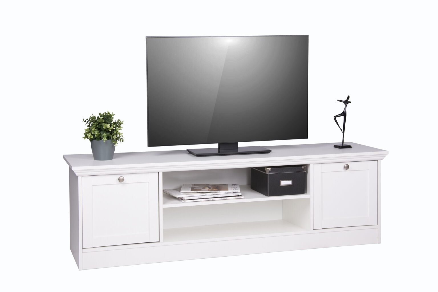 TV galdiņš Finori Landwood 17, balts цена и информация | TV galdiņi | 220.lv
