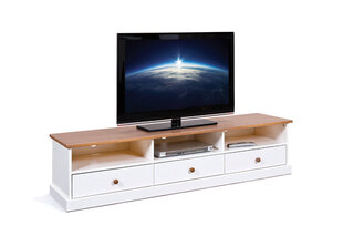 TV galds Westerland, balts/brūns cena un informācija | TV galdiņi | 220.lv