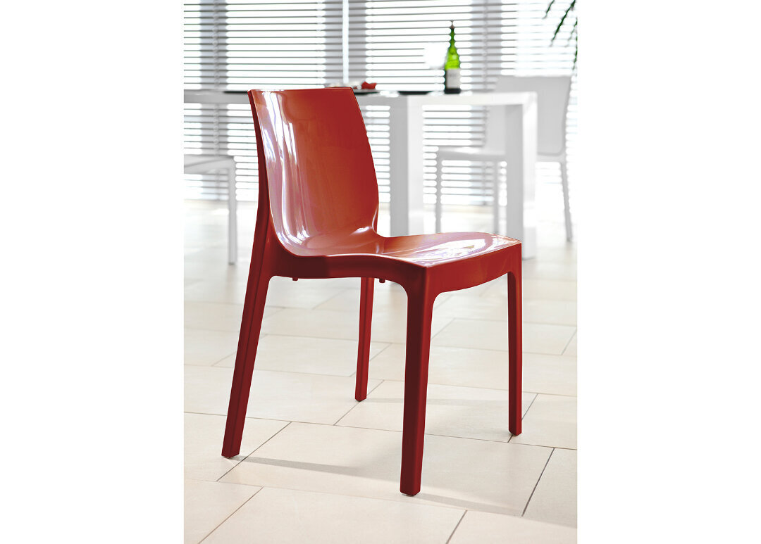 Krēsls, sarkans cena un informācija | Virtuves un ēdamistabas krēsli | 220.lv