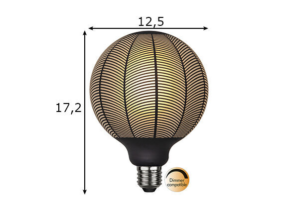 Dekoratīvā LED spuldze, E27, 4 W/130 lm cena un informācija | Spuldzes | 220.lv