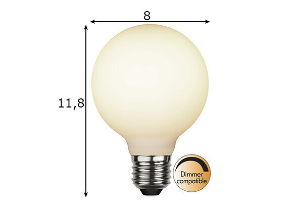 Dekoratīvā LED spuldze ar cokolu E27, 5 W/400 lm цена и информация | Spuldzes | 220.lv