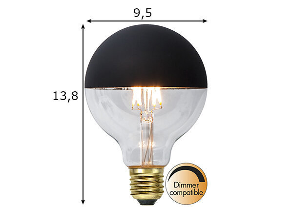 Dekoratīvā LED spuldze ar cokolu E27, 2,8 W/260 lm цена и информация | Spuldzes | 220.lv