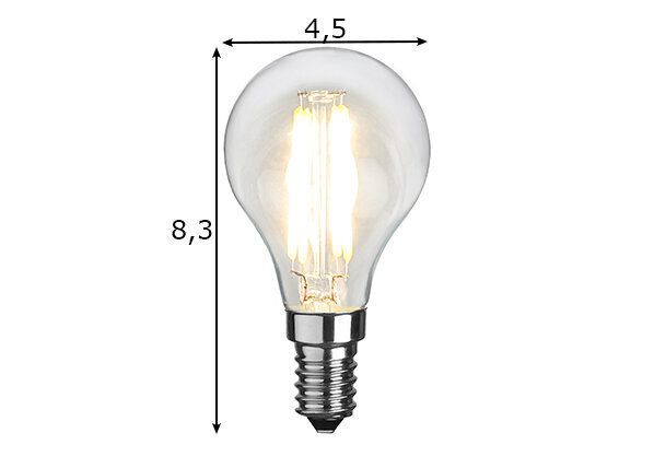 LED elektriskā spuldze, E14, 2,2 W/250 lm cena un informācija | Spuldzes | 220.lv