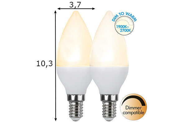 LED elektriskā spuldze, E14, 5 W/390 lm cena un informācija | Spuldzes | 220.lv