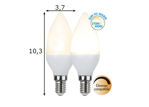 LED elektriskā spuldze, E14, 5 W/470 lm цена и информация | Spuldzes | 220.lv