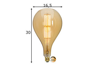 Dekoratīvā LED spuldze ar cokolu E27, 10 W/650 lm cena un informācija | Spuldzes | 220.lv