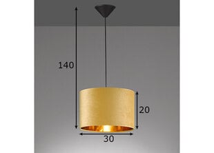 Griestu lampa Aura, dzeltena, 40 W 891092977 cena un informācija | Lustras | 220.lv