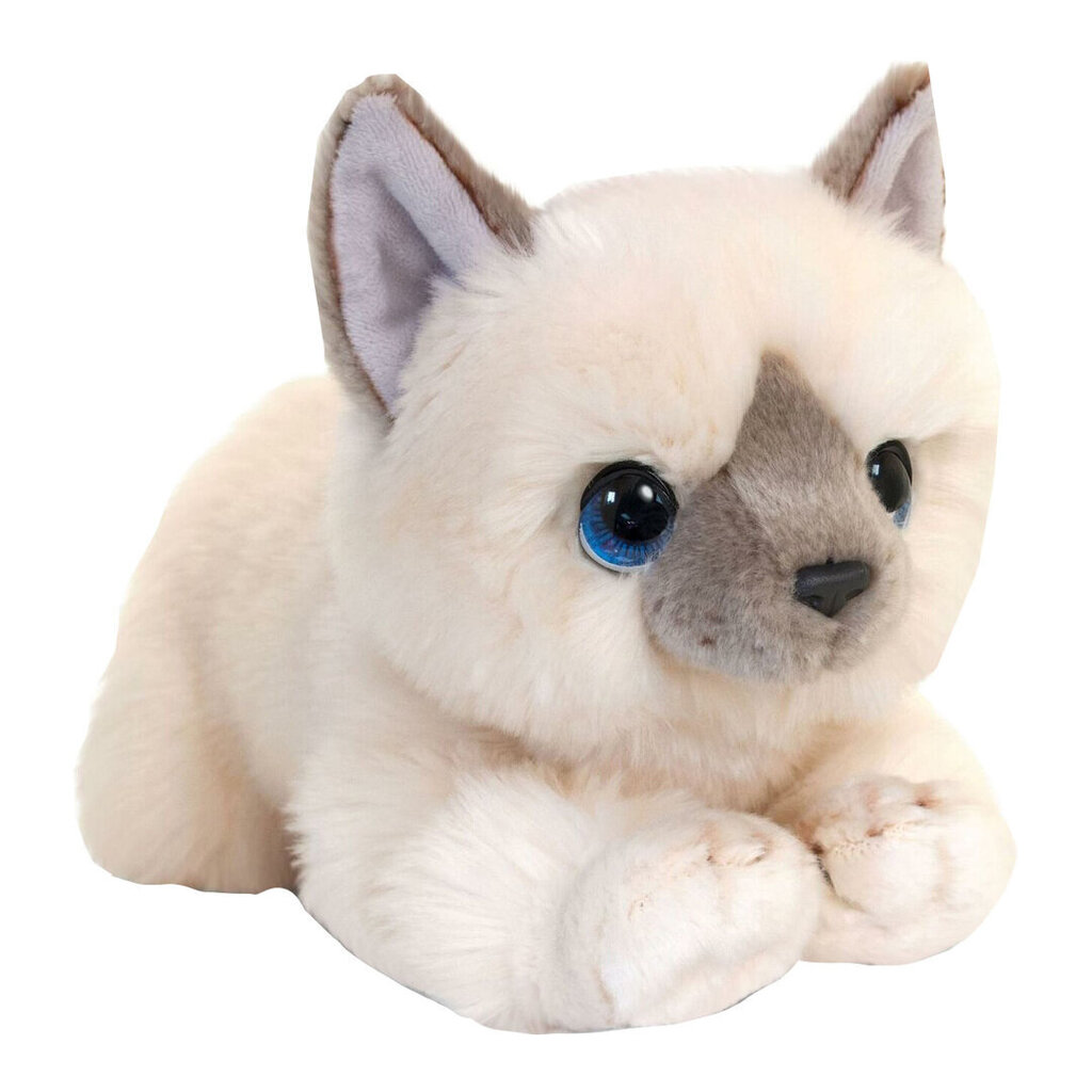 Keel Toys kaķis bēšā krāsā, 32 cm cena un informācija | Mīkstās (plīša) rotaļlietas | 220.lv