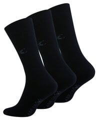 Мужские носки из чесаного хлопка Clark Crown premium, 3 пары, черные цена и информация | Мужские носки | 220.lv