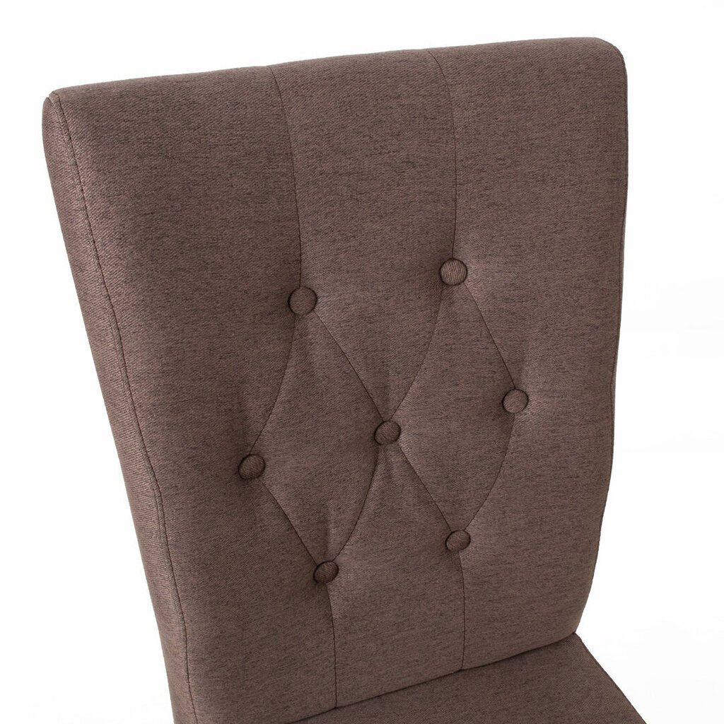 Ēdamistabas krēsls QUEEN 64x46xH102cm, brūns cena un informācija | Virtuves un ēdamistabas krēsli | 220.lv