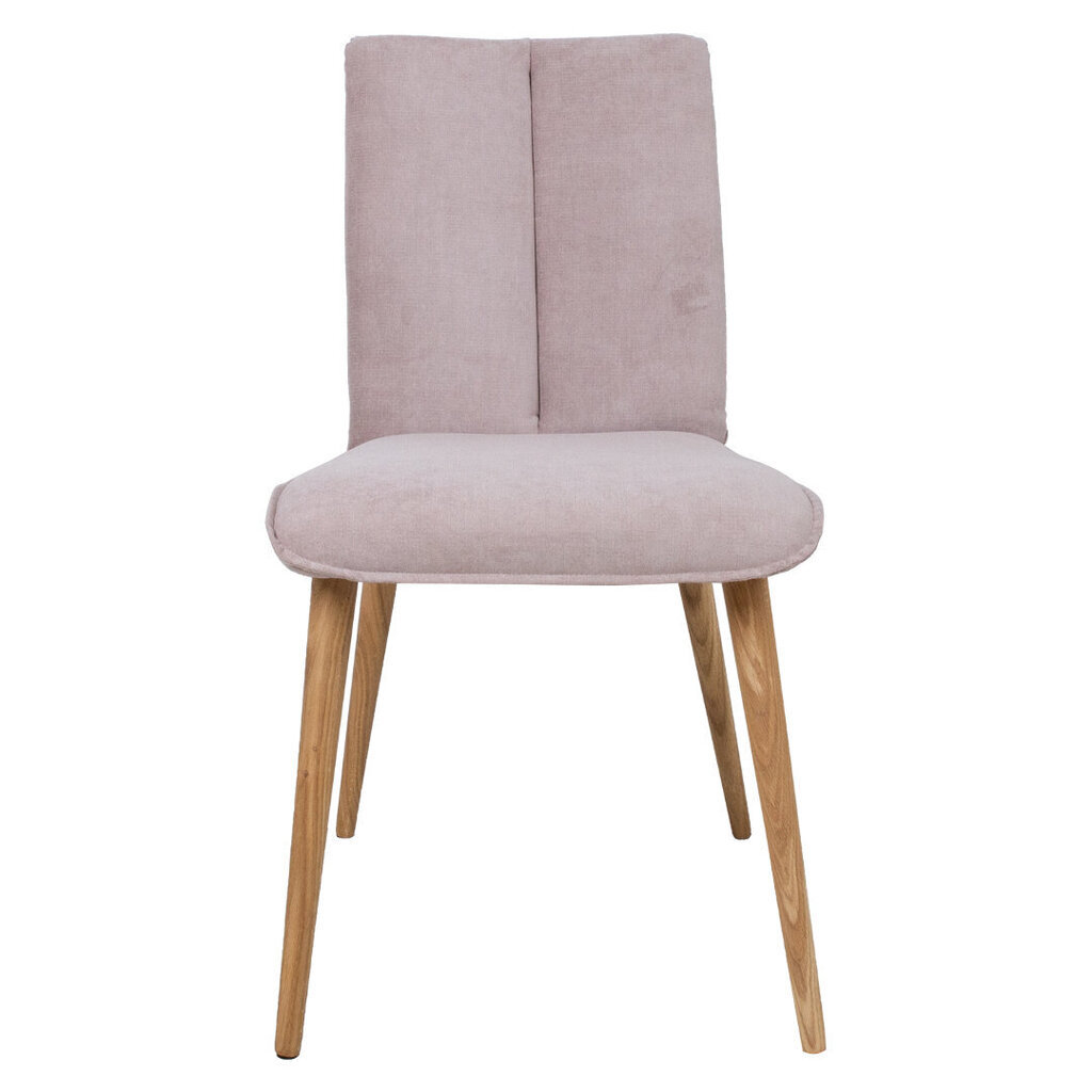 Ēdamistabas krēsls NOVA 59x53,5xH92cm, pelēcīgi rozā цена и информация | Virtuves un ēdamistabas krēsli | 220.lv