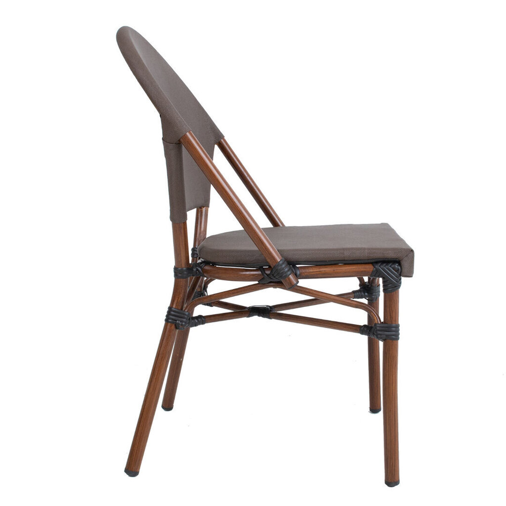 Krēsls BAMBUS 47x59xH81cm, brūns цена и информация | Dārza krēsli | 220.lv