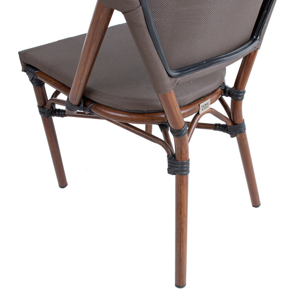 Krēsls BAMBUS 47x59xH81cm, brūns цена и информация | Dārza krēsli | 220.lv