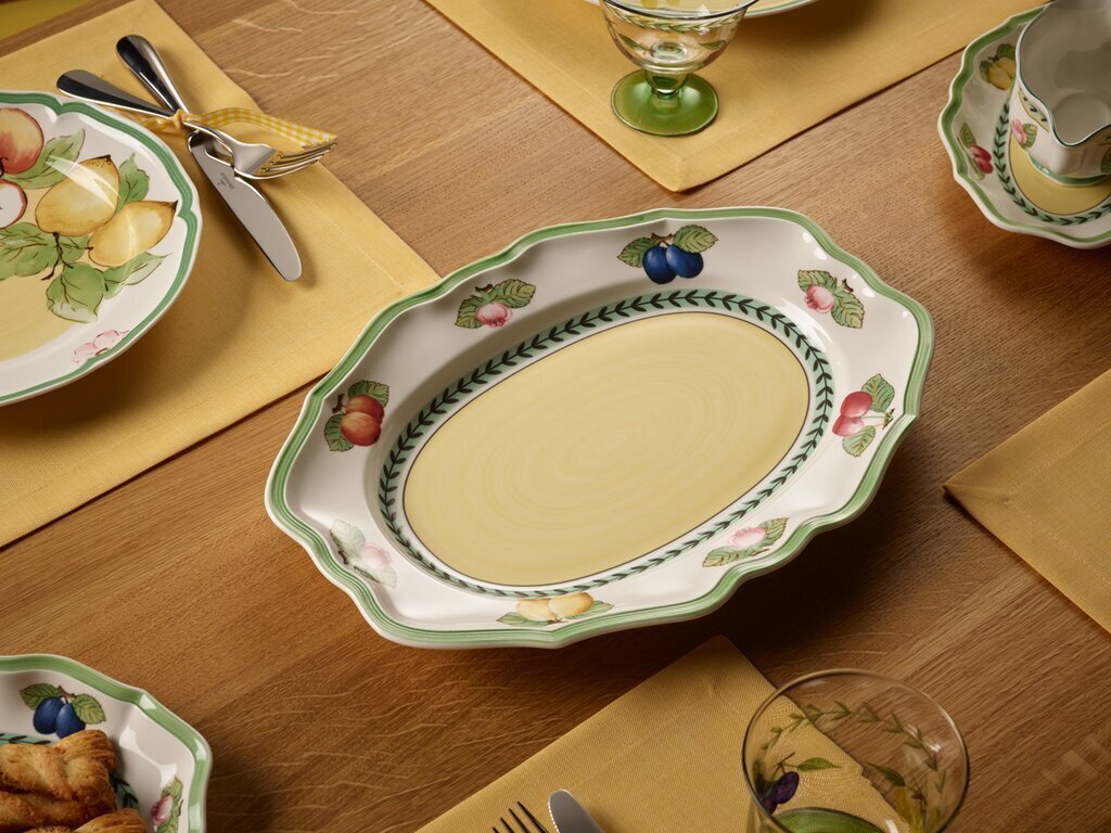 Villeroy & Boch servēšanas trauks French Garden, 37 cm cena un informācija | Trauki, šķīvji, pusdienu servīzes | 220.lv