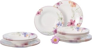 Villeroy & Boch комплект посуды из 12 частей Mariefleur Basic цена и информация | Посуда, тарелки, обеденные сервизы | 220.lv