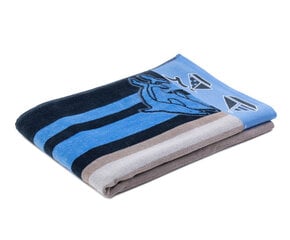 Махровое полотенце Gözze Stripe, синее, 90 x 180 см цена и информация | Полотенца | 220.lv