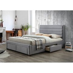 Кровать Barclay, серый, 160 x 200 см цена и информация | Кровати | 220.lv